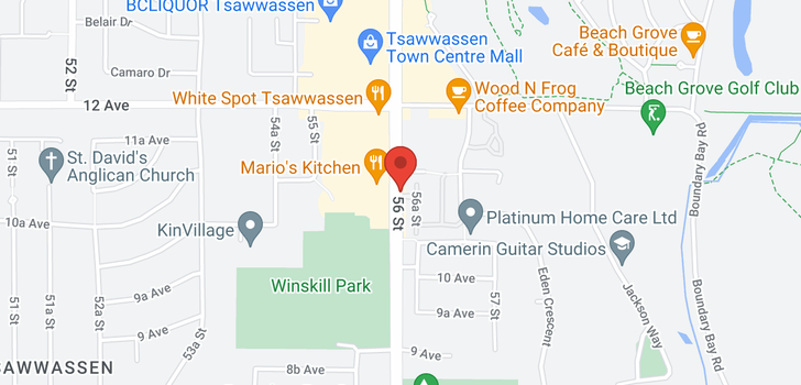 map of 302S 1100 56 STREET